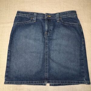 Tommy Hilfiger Classic Indigo Denim Pencil Skirt